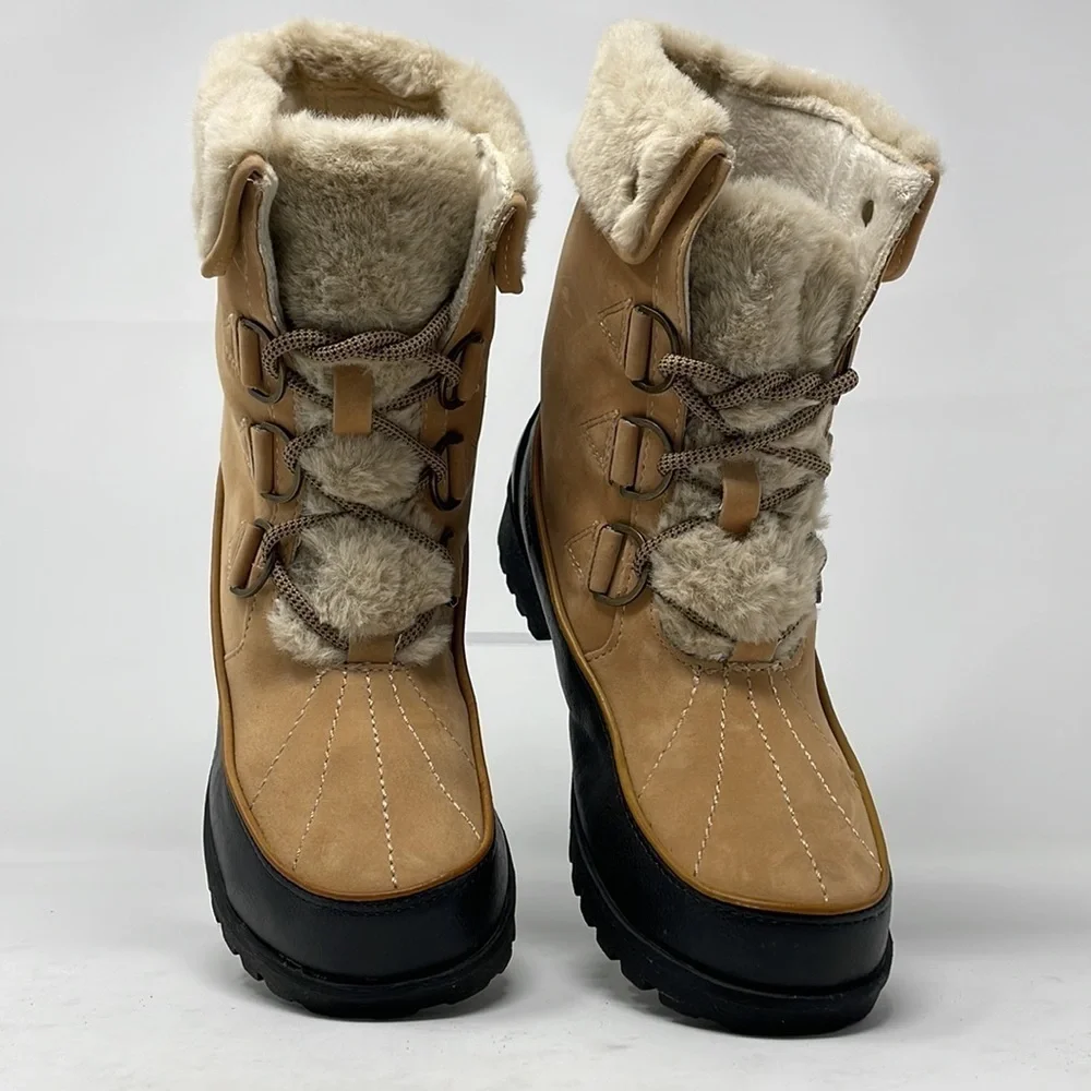 EUC/Like New JBU Memory Foam By Jambu Northgate Waterproof Faux Fur Boots SZ9M